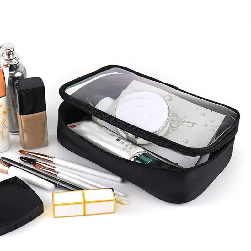 Transparent Cosmetic Bag Women Waterproof Clear Makeup Bag Beauty Case Storage