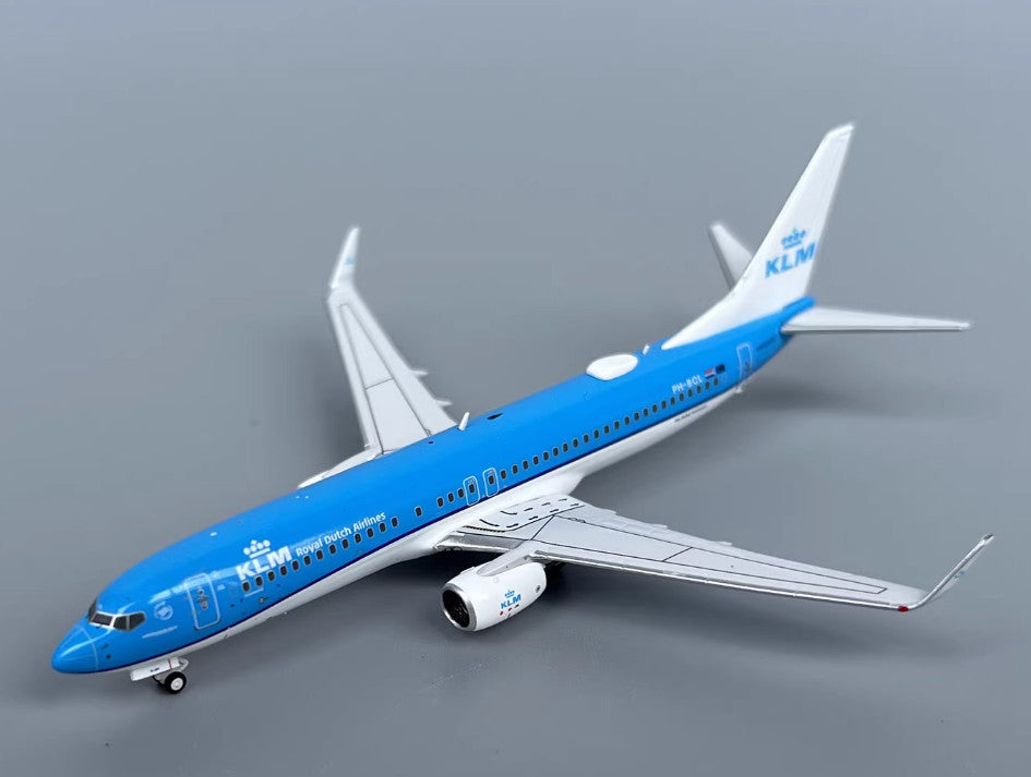 1:400 AeroPolaris KLM BOEING 737-800 Passenger Airplane Diecast Aircraft Model