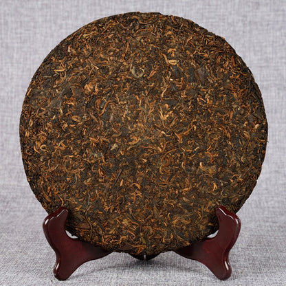 357g Pu Erh Tea Cake Pu'er Tea Ripe Tea Ban Zhang Jinya Yunnan Qizi Cake Tea