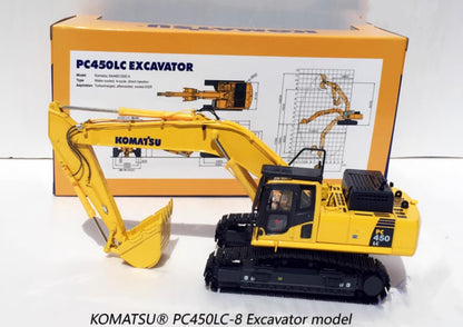 1:50 24CM PC450LC-8 Excavator Construction Machine Equipment Diecast Model