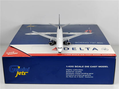 GeminiJets for DELTA for BOEING B737-800W N3746H 1/400 Aircraft Pre-built Model