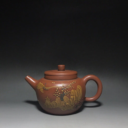 vintage chinese yixing purple clay teapot zisha ceremony teaware collection rare