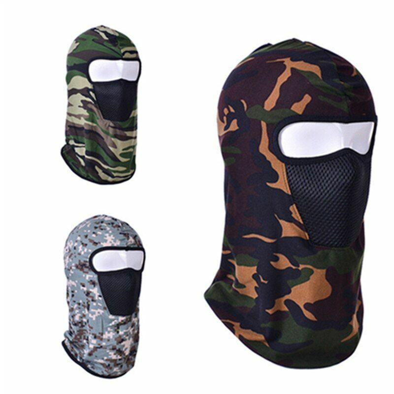 Full Face Cover Balaclava Hat Tactical Winter Cycling Sun Protection Scarf Warm