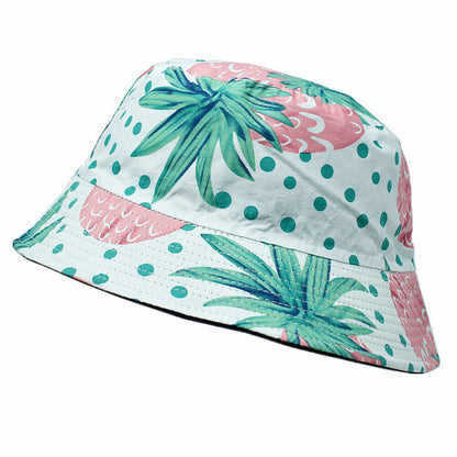 Unisex 100% Cotton Bucket Hat Boonie Hunting Fishing Outdoor Reversible Cap