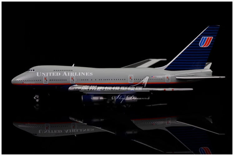 1:400 JC Wings UNITED BOEING 747SP Passenger Airplane Diecast Aircraft Model