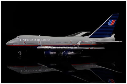 1:400 JC Wings UNITED BOEING 747SP Passenger Airplane Diecast Aircraft Model
