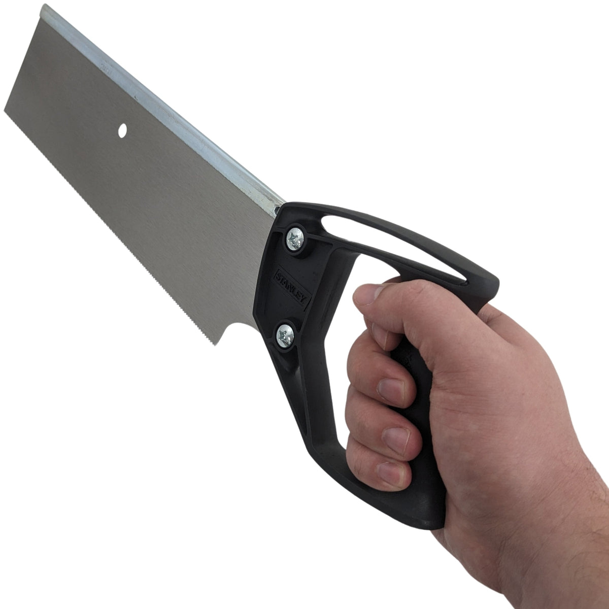Stanley 12-inch Back Saw with Plastic Handle - 13 Teeth per Inch