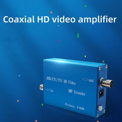 1x Coaxial Cable AHD/TVI/CVI/CVBS 1080P Video Amplifier Extends for CCTV System