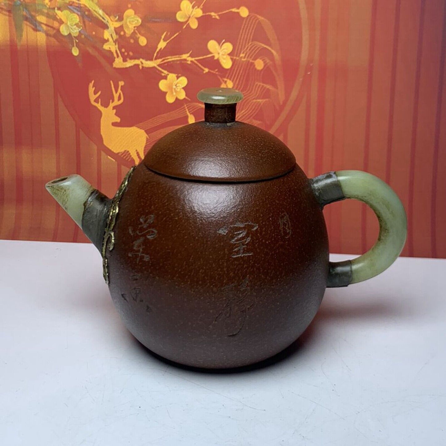 Vintage Chinese Yixing Purple Clay Teapot Zisha Ceremony Nice Teaware Collector