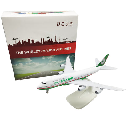 1/350 Scale 20cm Diecast Alloy Eva Air Airlines B747 Airplane Aircraft Model
