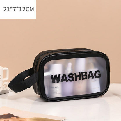 Portable Travel Storage Bag Toiletry Organize Waterproof PVC Cosmetic Bags Women