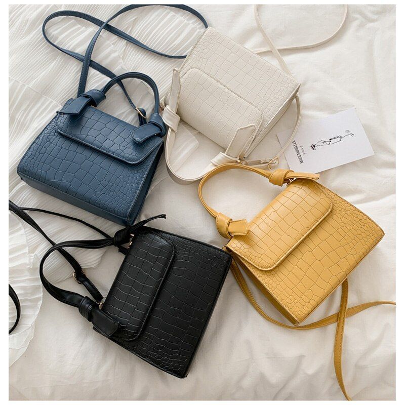 Leather Shoulder Bag Women Small Handbag Purse Flap Crossbody Bag Tote 20*17*8CM