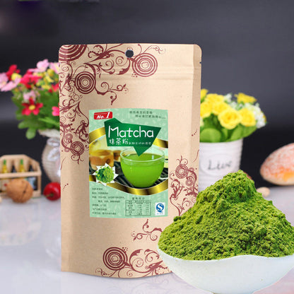 100g Japanese Matcha Powder Green Tea Powder 100% Natural Organic Slimming Tea