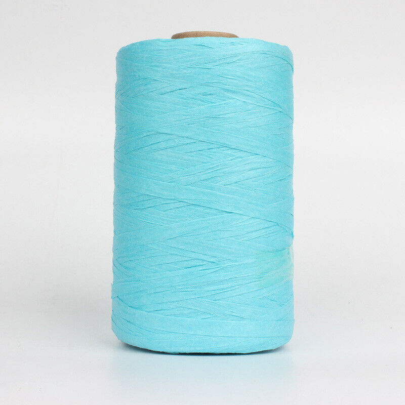 280M Organic Raffia Straw Rope Paper Yarn Crochet Knitting DIY Summer Hat Bag