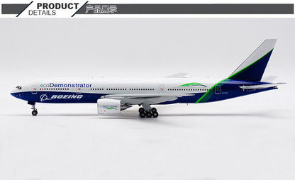 1:200 32CM JC Wings ecoDemonstrator BOEING 777-200 Passenger Plane Diecast Model