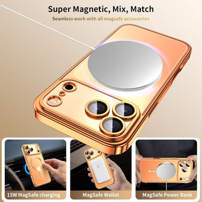 Magnetic for Iphone 17 Pro Max Case with Screen Protector & Camera Protection,Co