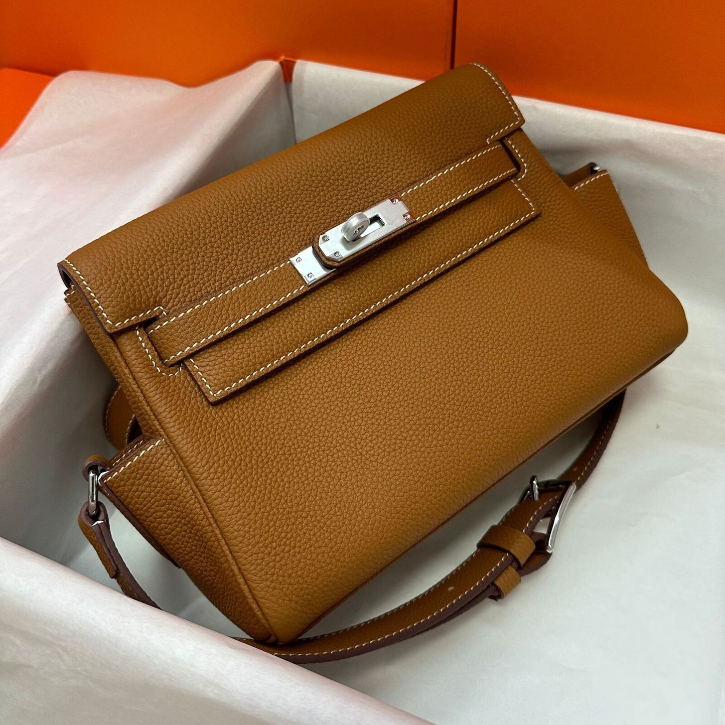 Genuine Cowhide Leather Shoulder Bag Flap Clutch Purse Crossbody Satchel Fashion
