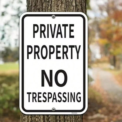 Reflective Metal Rust Prevention Sign – High Quality, Durable, Outdoor Decor