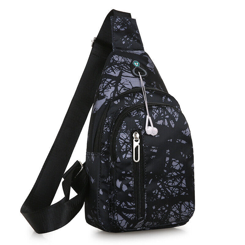 Nylon Chest Back Travel Cross Body Shoulder Pack Chest Bags Men Women Bags