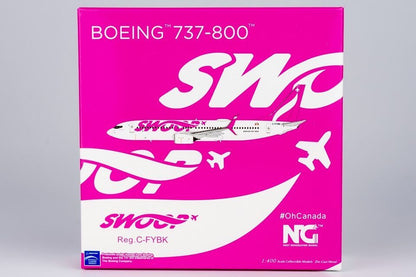 1:400 NG Model Swoop BOEING 737-800 Passenger Airplane Diecast Aircraft Model
