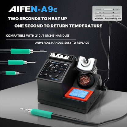 A9E Soldering Station Compatible Original Soldering Iron Tip 210/245/115 Handle