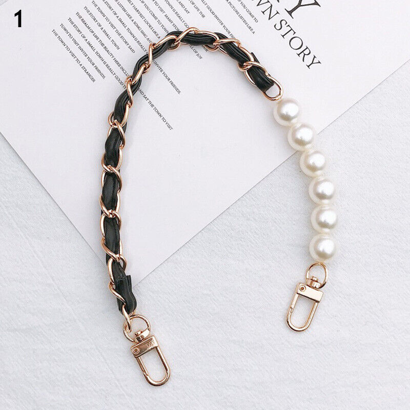 Imitation Pearl Chain Bag Chain Purse Belt Short Mobile Phone Lanyard Bag Handle