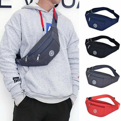 Chest bag Nylon Waist Bag Women Belt Bag Men Bag Travel Purse Phone Pouch