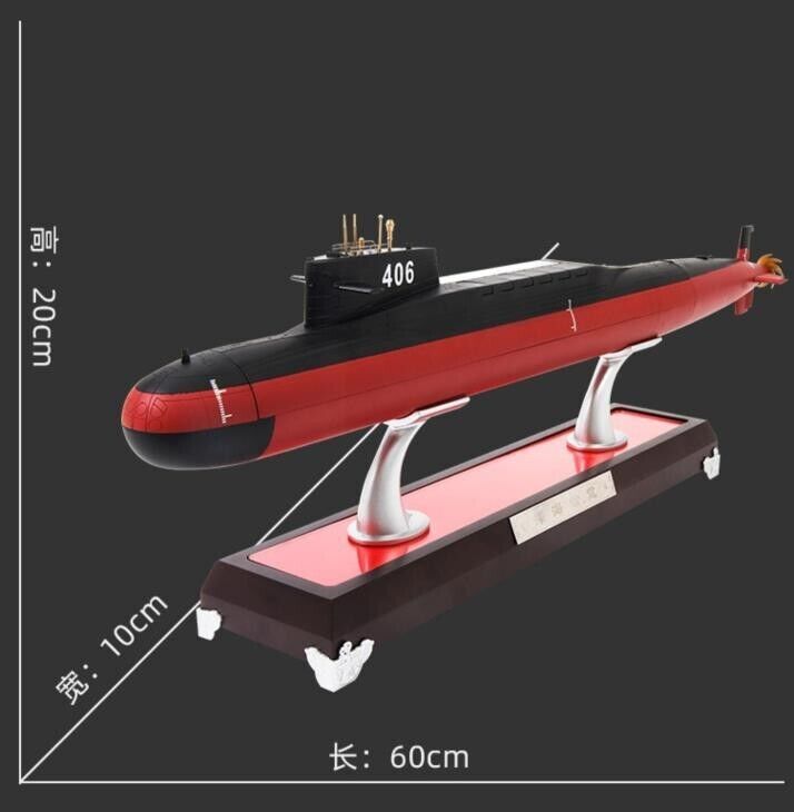 1:200 60CM The type 092 Strategic Nuclear Submarine Warship Diecast Ship Model