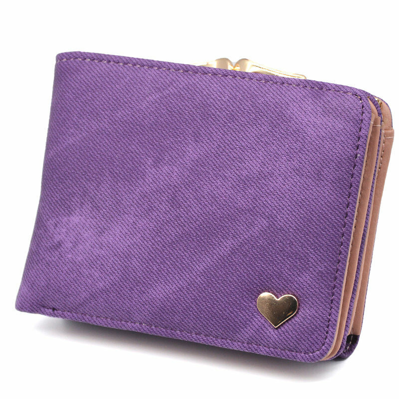 Women's Wallet Coin Purse Handbags Female Wallets Mini Lady Card Clamps Leather