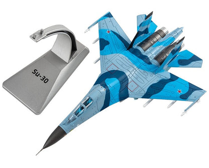 1/100 Scale Russian Air Force SU-30MKK Aircraft Diecast Metal + Plastic Model