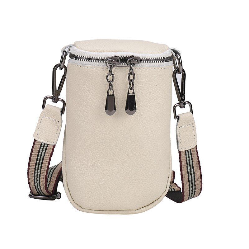 Cow Leather Shoulder Bags Luxury Mobile Phone Bag Handbags Female Messenger Bag