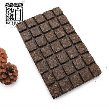 450g HE ZHUANG CHA 2018 China Anhua Baishaxi Instant Dark Tea Shortcut Brick Tea