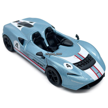 1/36 McLaren Elva Model Car Diecast Toy Vehicle Toys for Boys Kids Gifts Blue