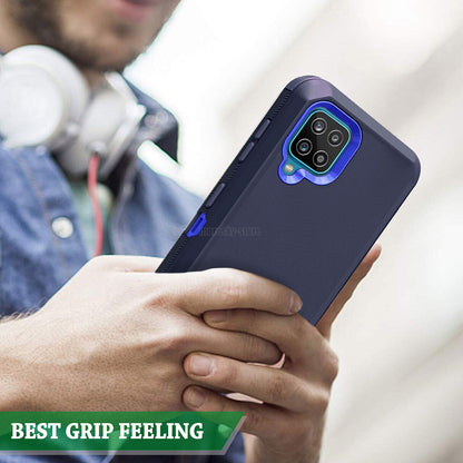 For Samsung Galaxy A42 5G Shockproof Rugged Rubber Case Phone Cover + Stylus