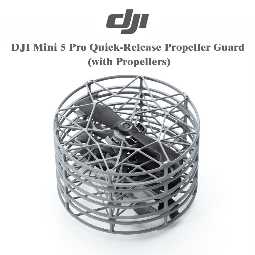 DJI Mini 5 Pro Quick-Release Propeller Guards w/Props – Mag Merge Storage&Safety