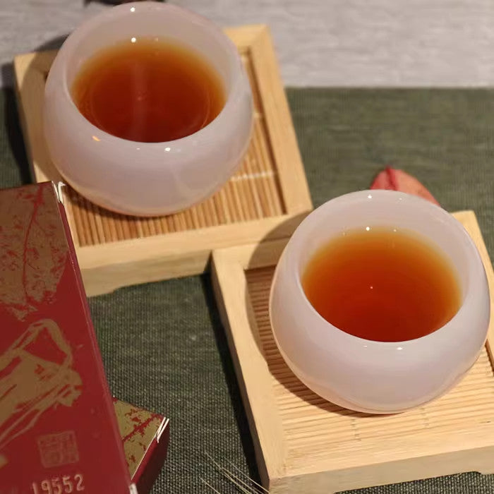 2018 Chinese Tea Jujube Fragrant Pu'er Tea Brick Ripe Puer Yunnan Zhong Cha 250g-