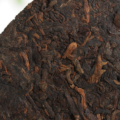 357g Yunnan Puerh Ripe Tea Dry Storage Ripe Tea Menghai Flavor Seven Seed Cake