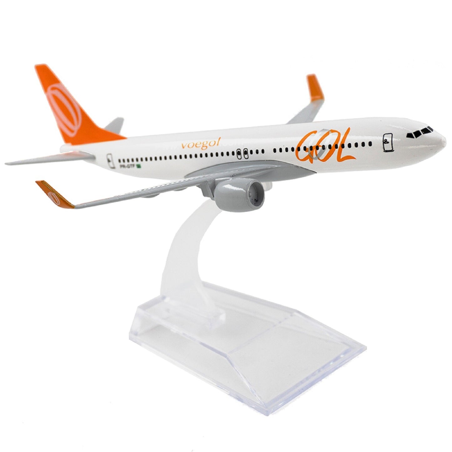 1:400 16cm Aircraft Brazil GOL 737 Alloy Diecast Plane Model Souvenir Ornaments