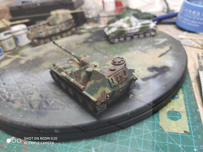3D Printing 1/72 Germany Cheetah 2 Rear-Mounted Gun Tank Finished Product