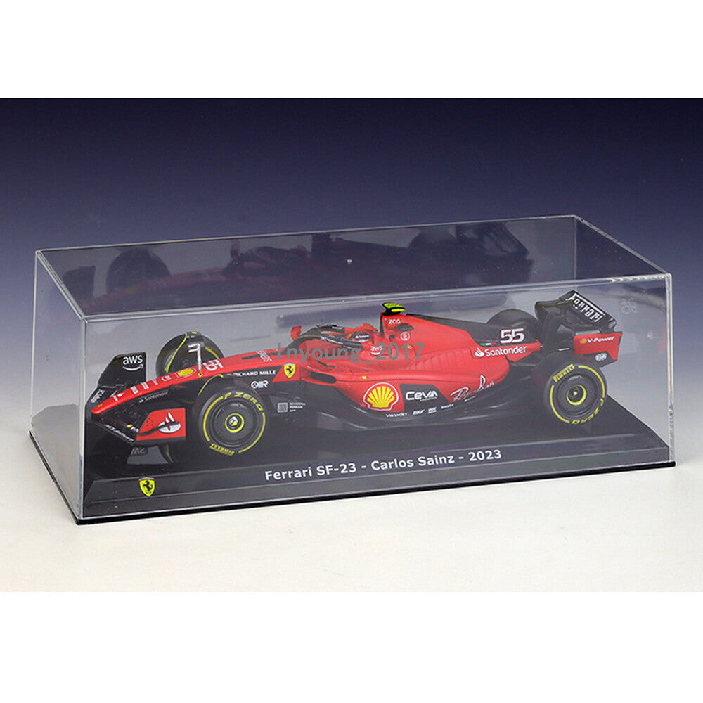 1/24 Ferrari SF-23 2023 Diecast Model Toy Car Formula 1 Team Carlos Sainz 55
