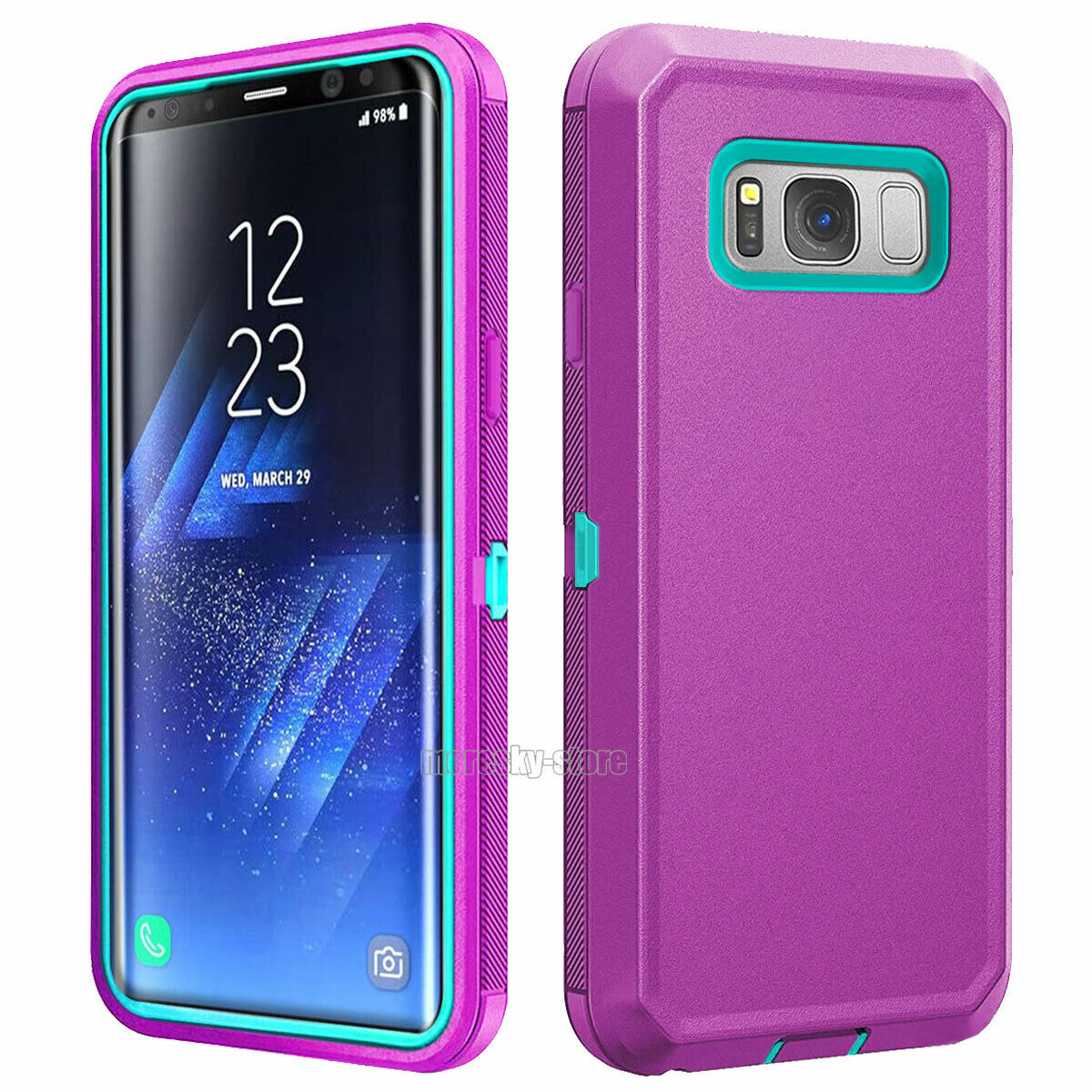 For Samsung Galaxy S8/S8 Plus Protective 3in1 Rugged Heavy Duty Case Cover