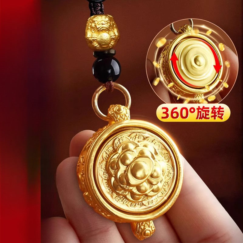 Cornucopia Brass Keychain The Twelve Chinese Zodiac Signs Pendant Car Ornament
