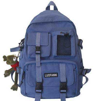 Women Nylon Backpack Travel Student School Bag Men Laptop Backpack Male Bags