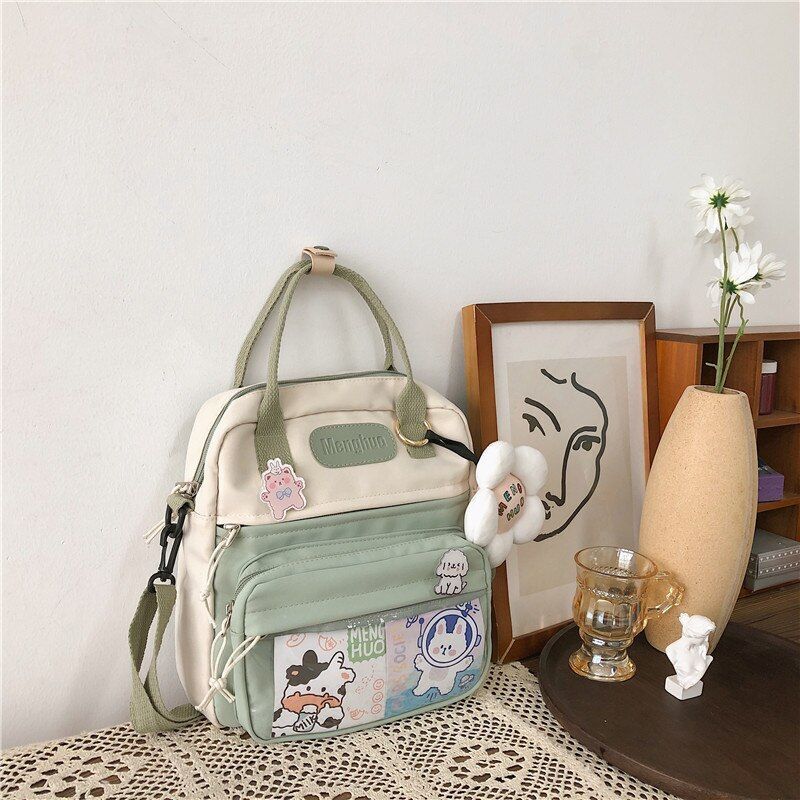 Backpacks Waterproof Nylon Small Shoulder Bags Schoolbags Travelling 24*9*26 CM