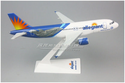 1:200 allegrant AIRBUS A320 Passenger Airplane ABS Plastic Plane Aircraft Model