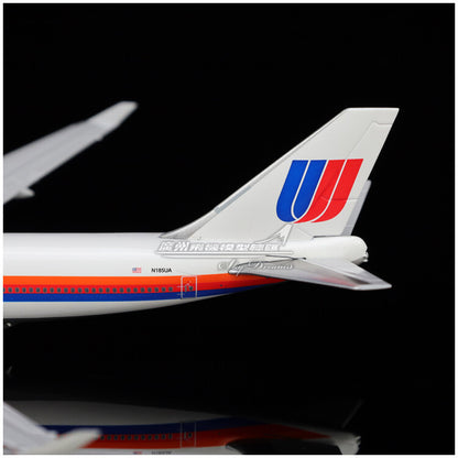 1:400 JC Wings UNITED BOEING 747-400 Passenger Airplane Diecast Aircraft Model
