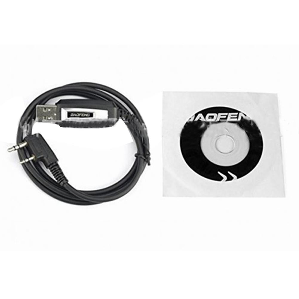 USB Programming Cable Data Cord with CD For Baofeng/Pofung UV-5R UV-3R+ 888s F
