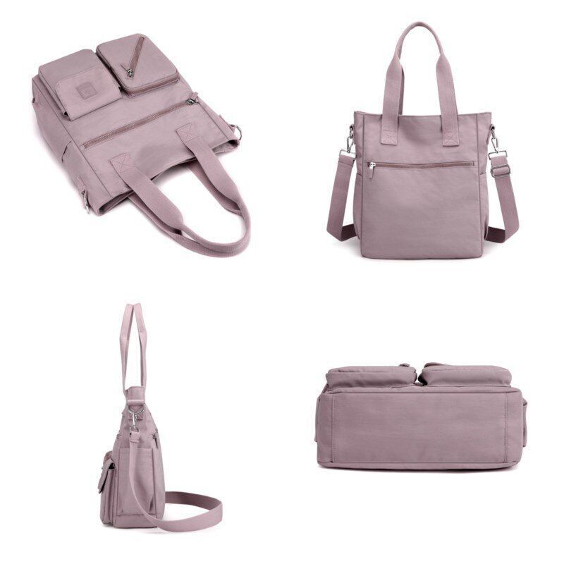 Waterproof Nylon Oxford Crossbody Bag Large Handbag Shoulder Purse 30*14*36 CM