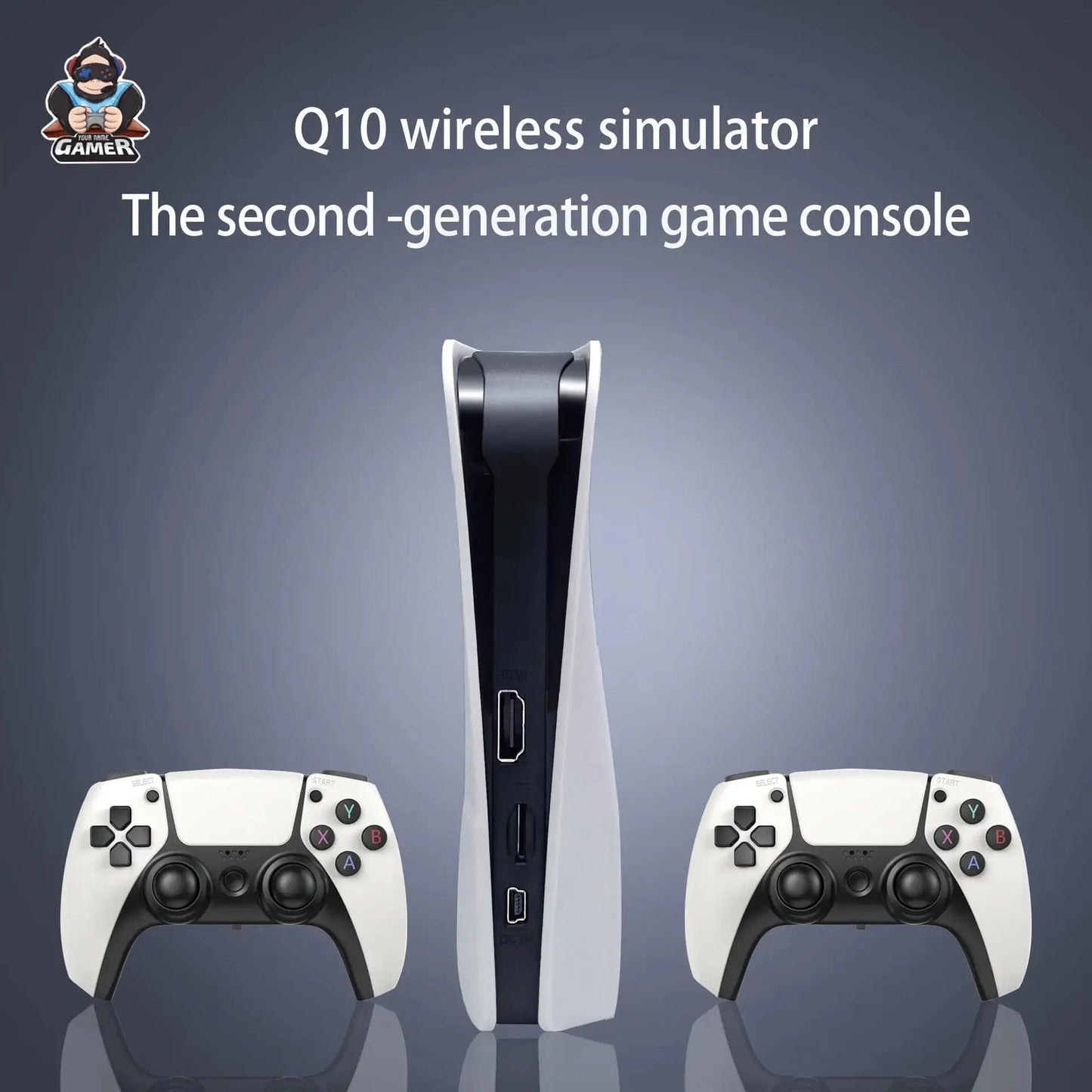 Q10 3D Game Stick 128G Video game console retro 4K home console 2.4G doubles new