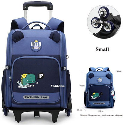 School Bag Wheels School Trolley Backpack Girls Wheeled Backpack School Bags